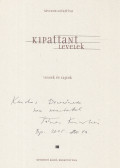 Tánczos Krisztina - Kipattant levelek (dedikált)