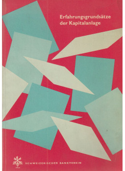  - Erfahrungsgrundsätze der Kapitalanlage, Basel 1964 antikvár könyv
