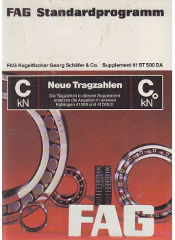 - FAG Standardprogramm, Schweinfurt 1981 antikvár könyv