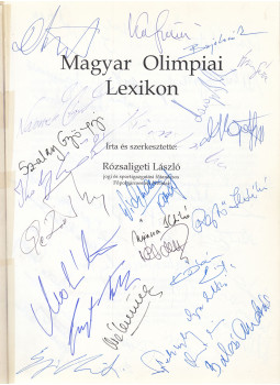 Rózsaligeti László - Magyar olimpiai lexikon (sokszorosan aláírt), Budapest 2000 antikvár könyv
