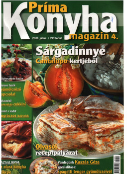  - Príma konyha magazin 2001. július, Budapest 2001 antikvár könyv