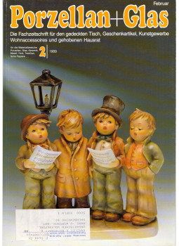  - Porzellan+Glas 2/1989, Düsseldorf 1989 antikvár könyv