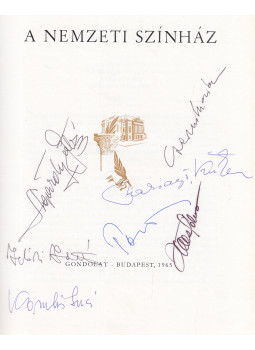 Székely György - A nemzeti színház (többszörösen aláírt), Budapest 1965 antikvár könyv