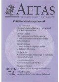 Szász Géza (szerk.) - Aetas 38. évf. 2023. 3. szám