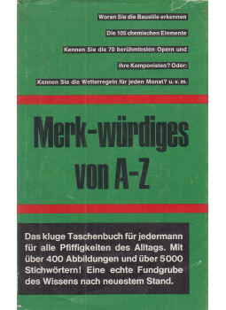 Lenz, Werner - Merk-würdiges von A-Z, Gütersloh 0 antikvár könyv
