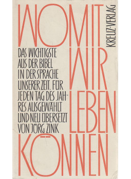 Jörg Zink - Womit wir leben können, Stuttgart-Berlin 1975 antikvár könyv