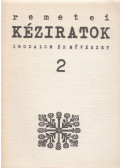Oláh János - Remetei kéziratok 2. - 1989/2.