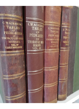  - Tables of Pedigrees of Thorough-Bred Horses I-IV., Tata 1900 antikvár könyv