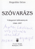 Hegedüs Géza - Szóvarázs (dedikált)