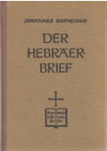 Johannes Schneider - Der Hebräerbrief