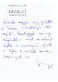 Radnóti Zsuzsa - Lázadó dramaturgiák (dedikált)