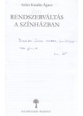 Szűcs Katalin - Rendszerváltás a színházban (dedikált)