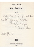 Tompa Gábor - Óra, árnyékok (dedikált)