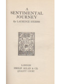 Sterne, Laurence - A Sentimental Journey