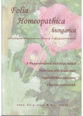 Dr. Tőkés F. Attila - Folia Homeopathica hungarica 2004. évi 4. szám