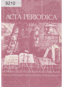 Dr. Gaál Béla - Acta Periodica Mütf 3. kötet, null 2006 antikvár könyv