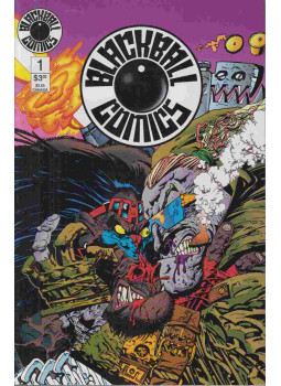 Giffen, Keith, O'Neill, Kevin, Mark Wheatley, Bisley, Simon - Blackball Comics No. 1. Giffen, Keith, O'Neill, Kevin, Mark Wheatley, Bisley, Simon - Blackball Comics No. 1., London 1994 antikvár könyv