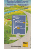  - Autobahnkarte Nordrhein/Ruhrgebiet - Nödlicher Teil