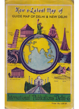  - New & Latest Map of Guide Map of Delhi & New Delhi, Delhi 0 antikvár könyv
