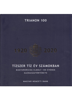 Virág Barnabás - Tízszer tíz év számokban, Budapest 2020 antikvár könyv