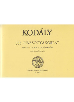 Kodály Zoltán - 333 olvasógyakorlat, Budapest 2016 antikvár könyv