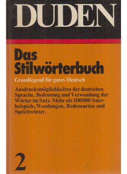 Günther Drosdowski - Duden 2. - Das Stilwörterbuch, Mannheim-Wien-Zürich 0 antikvár könyv