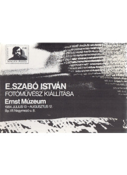 Fábián László - E. Szabó István fotóművész kiállítása, Budapest 1984 antikvár könyv