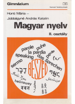 Honti Mária, Jobbágyné András Katalin - Magyar nyelv II. osztály, Budapest 2003 antikvár könyv