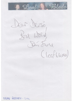- Leafblade autogram - Leafblade autogram, null 0 antikvár könyv