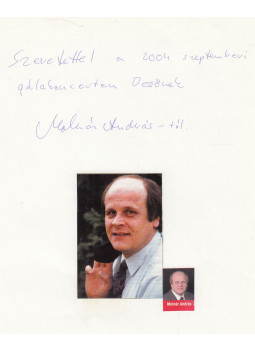  - Molnár András autogram, null 0 antikvár könyv