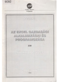Baczoni Pál - Az Excel gazdasági alkalmazásai és programozása 2005/2006 I. félév