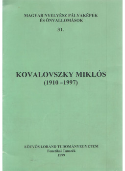 Földi Éva, Bolla Kálmán - Kovalovszky Miklós (1910-1997), Budapest 1999 antikvár könyv