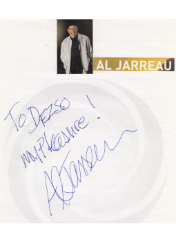  - Al Jarreau autogram, null 0 antikvár könyv