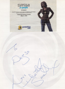  - Heather Small autogram, null 0 antikvár könyv
