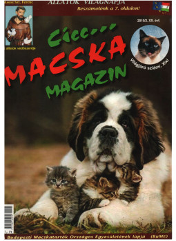 Dr. Tóth Lászlóné - Cicc Macska Magazin 2015/2. XX. évfolyam, Budapest 2015 antikvár könyv