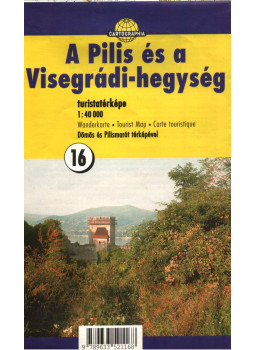  - A Pilis és a Visegrádi-Hegység turistatérképe 1 : 40000, Budapest 1998 antikvár könyv