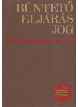 Dr. Rudas György - Büntetőeljárás-jog Dr. Rudas György - Büntetőeljárás-jog, Budapest 1974 antikvár könyv