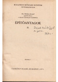 Dr. Kilián József - Építőanyagok II.