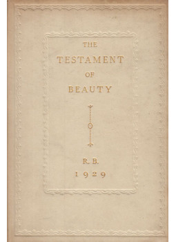 Bridges, Robert - The Testament of Beauty Bridges, Robert - The Testament of Beauty, Oxford 1931 antikvár könyv