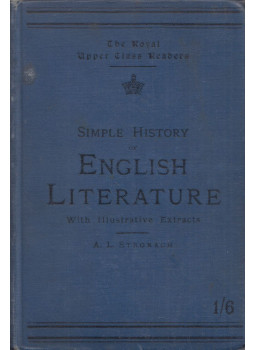 Allan Stronach - Simple History of English Literatura, London 1911 antikvár könyv