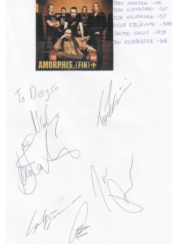 - Amorphis autogram 2. - Amorphis autogram 2., null 0 antikvár könyv