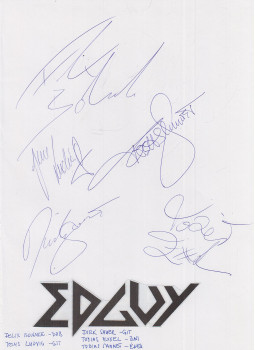 - Edguy autogram - Edguy autogram, null 0 antikvár könyv