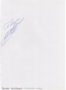  - Bobby Militello autogram, null 0 antikvár könyv