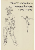 Maácz László - Tánctudományi Tanulmányok 1992-1993