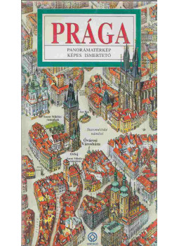  - Prága panorámatérkép, null 2006 antikvár könyv