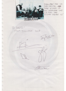 - Soilwork autogram - Soilwork autogram, null 0 antikvár könyv