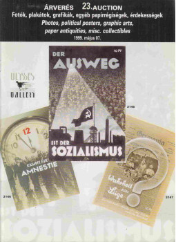  - Ulysses galéria 23. aukció, Budapest 1999 antikvár könyv