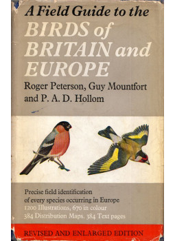Roger Peterson, Guy Mountfort, P. A. D. Hollom - A Field Guide to the Birds of Britain and Europe, London 1961 antikvár könyv