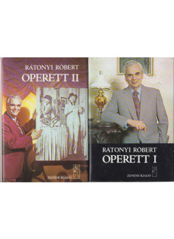 Rátonyi Róbert - Operett I-II. (dedikált), Budapest 1984 antikvár könyv