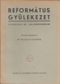 Dr. Makkai Sándor - Református gyülekezet 1949. szeptember